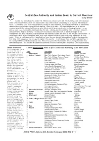 Central Zoo Authority -- List of Rec Zoos.Pmd