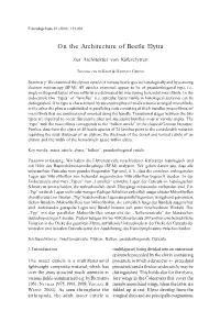 On the Architecture of Beetle Elytra 191