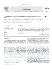 Performance of a Protein Extracted from Potatoes for Fining of White Musts