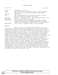Self-Articulation of Indigenous People Through Language: Exploring Tribal Linguistic Heritage in South India