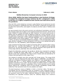 Baltika Breweries Increased Volumes in 2020.Pdf