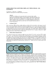 Semiconductor Switches Replace Thyratrons and Ignitrons