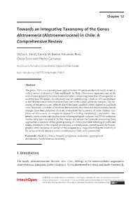 Towards an Integrative Taxonomy of the Genus Alstroemeria