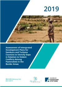 Assessment of Intergrated Development Plans for Samburu and Turkana Counties to Identify Gaps in Relation to Violent Conflicts A