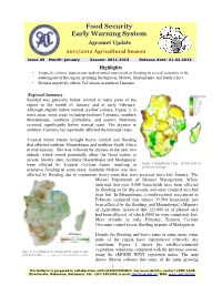 Agromet Update Issue 04