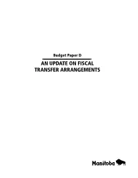 An Update on Fiscal Transfer Arrangements an Update on Fiscal Transfer Arrangements