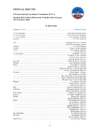 CIVA Plenary Minutes