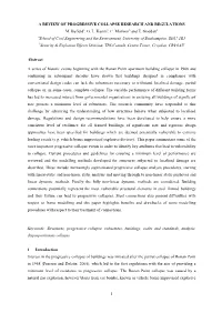 1 a Review of Progressive Collapse Research And
