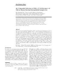 Qa-2–Dependent Selection of CD8 T Cell Receptor Cells in Murine