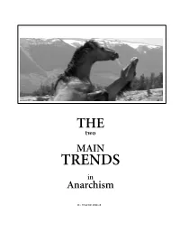 TRENDS in Anarchism