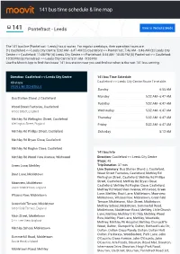 141 Bus Time Schedule & Line Route