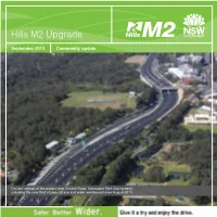 Hills M2 Upgrade Community Update September 2013