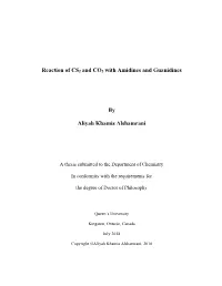 Reaction of CS2 and CO2 with Amidines and Guanidines