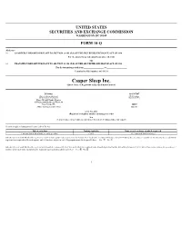 Casper Sleep Inc. (Exact Name of Registrant As Specified in Its Charter)