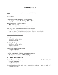 Cv-Jonathan-Metzl.Pdf