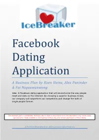 Facebook Dating Application