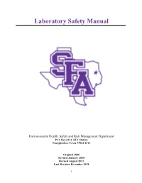 Laboratory Safety Manual