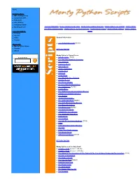 Monty Python's Completely Useless Web Site