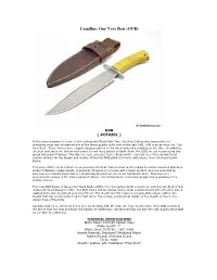 OVB "Fisk" Bowie ( #CF0203 )
