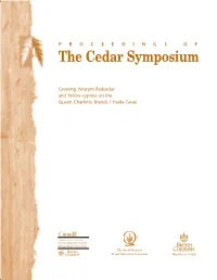 PROCEEDINGS of the Cedar Symposium
