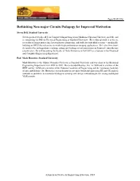 Rethinking Non-Major Circuits Pedagogy for Improved Motivation