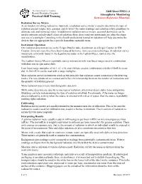 Skill Sheet HM3.1.4 Atmospheric Monitoring