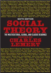 SOCIAL THEORY: the Multicultural, Global, and Classic Readings