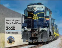 2020 State Rail Plan Full Appendix