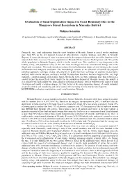 Evaluation of Sand Exploitation Impact in Coast Boundary Due to the Mangrove Forest Ecosystem in Merauke District