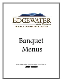 Full Service Menu