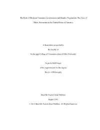 The Role of Media in Consumer Acculturation and Identity Negotiation: the Case Of