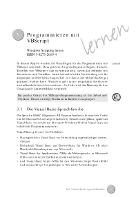 3 Programmieren Mit Vbscript