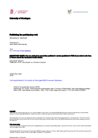 Rethinking the Participatory Web: a History of Hotwired's “New Publishing Paradigm,” 1994–1997
