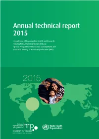 Annual Technical Report 2015