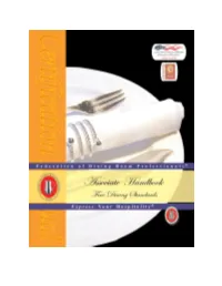 D4B Fine-Dining Handbook.Qxd