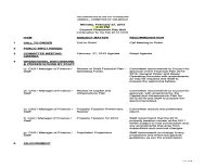 Item Call to Order 2 Public Input Period Committee