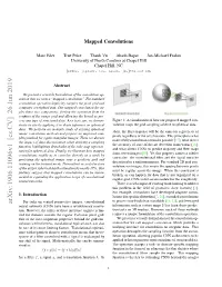 Mapped Convolutions