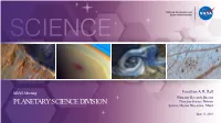 The New Planetary Science Division Template