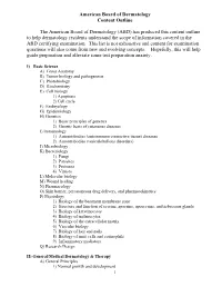 Draft of Content Outline