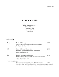 Mark R. Mulder