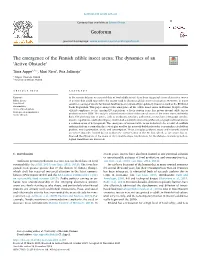 The Emergence of the Finnish Edible Insect Arena the Dynamics of An