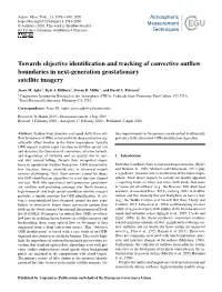 Towards Objective Identification and Tracking of Convective Outflow