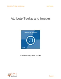 Attribute Tooltip and Images Live Demo