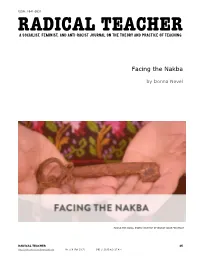 Facing the Nakba