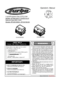 WARNING Operator's Manual