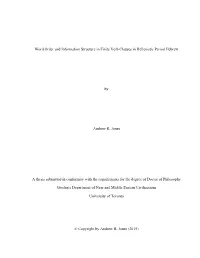Word Order and Information Structure in Finite Verb Clauses in Hellenistic Period Hebrew by Andrew R. Jones a Thesis Submitted I