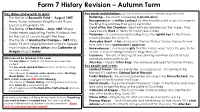 Form 6 History Revision