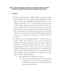 Public Notice of Market Sounding Concerning the Concession Project of the 08-Diamond and 09-Emerald Cptm Lines