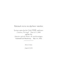 Rational Curves on Algebraic Varieties