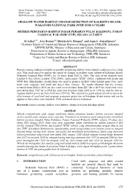 475 Shallow-Water Habitat Change Detection of Kaledupa Island